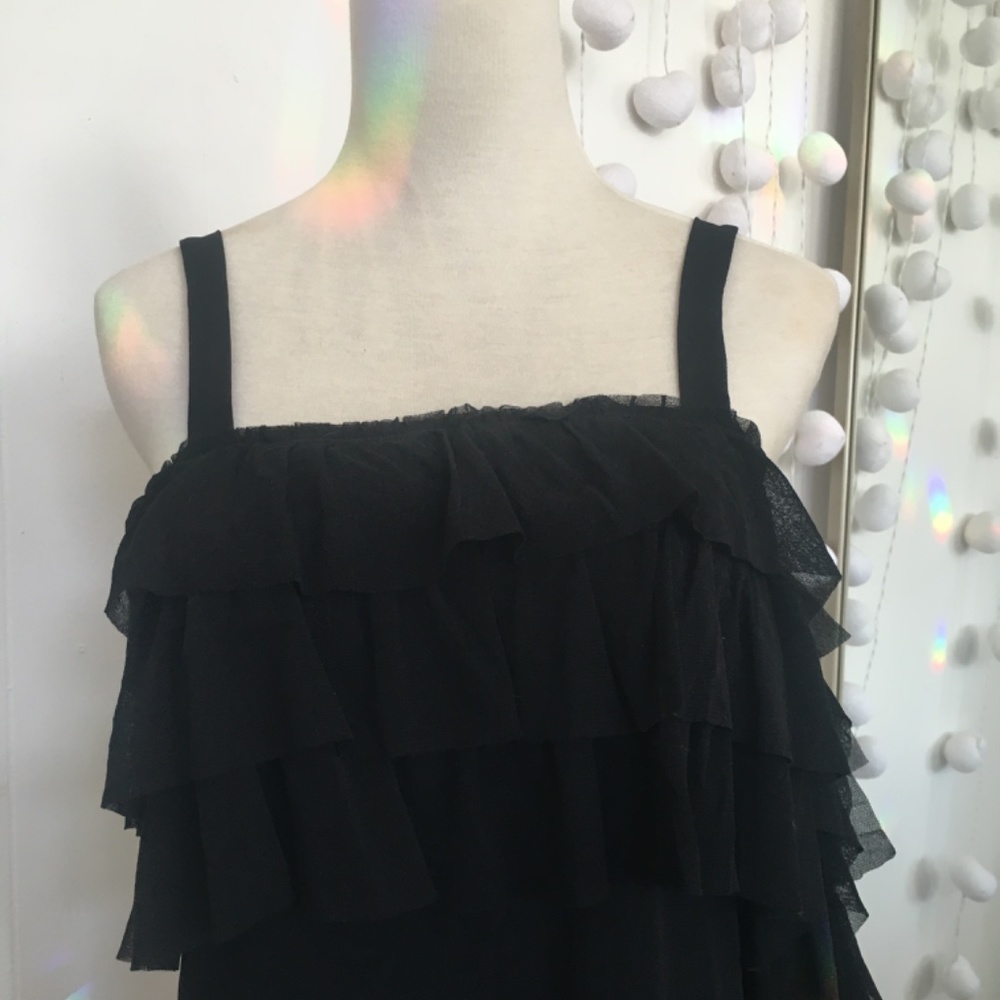 Jean-Paul Gaultier size L  Black frill dresss - Picture 3 of 8